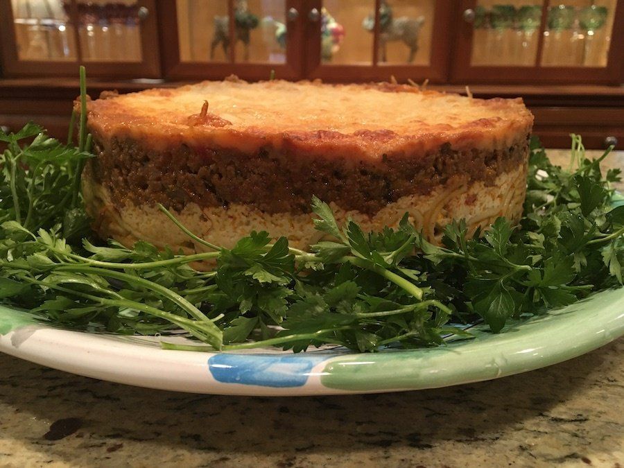 Spaghetti Pie a la Del Grosso